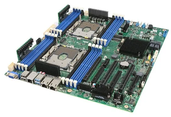 Intel Server Board S2600STQR - Hovedkort - Intel C628 - Intel Socket P Socket - DDR4 RAM - SSI (Server)