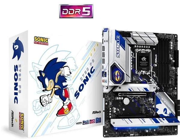 ASRock Z790 PG Sonic Hovedkort - Intel Z790 - Intel LGA1700 Socket - DDR5 RAM - ATX