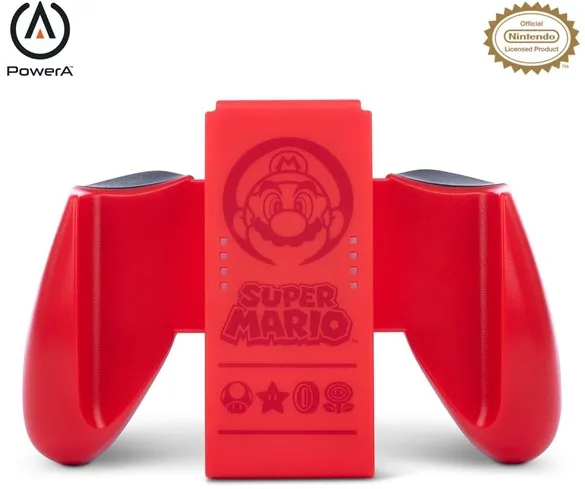 PowerA Joy-Con Comfort Grip til Nintendo Switch - Super Mario rød - Kontroller - Nintendo Switch